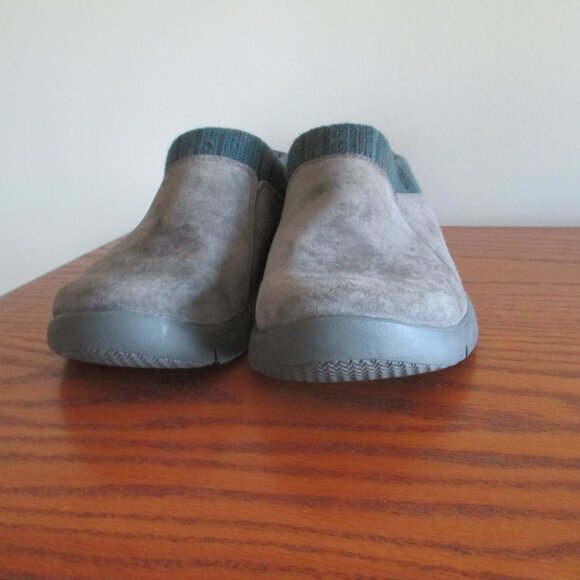 Dansko Clog Slip On Mule Emily Charcoal Suede Leather Size 40 Women's 9.5-10 - Picture 3 of 15